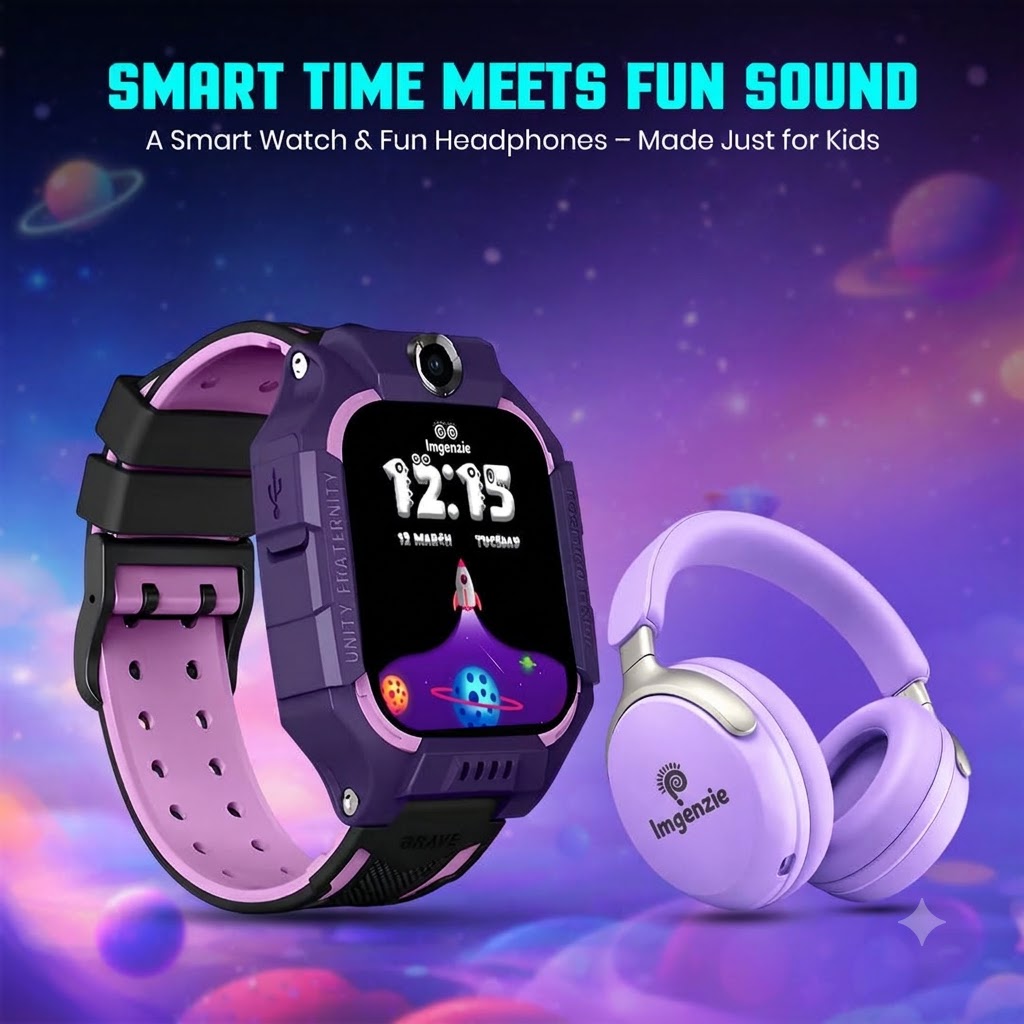 Kids Smart Watch & Headphones Combo: A Fun Gift for Kids