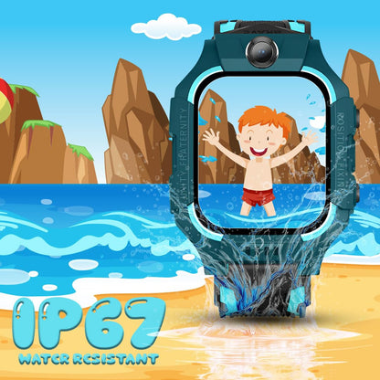 Kids Smart Watch, 2G/3G Connectivity, Two-Way Calling, Voice Calling, GPS Tracker, SOS Function, Camera & Water Rasistence, Smartwatch for Kids - Boys & Girls