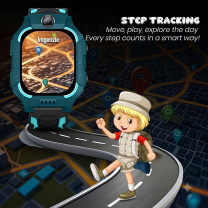 Kids Smart Watch, 2G/3G Connectivity, Two-Way Calling, Voice Calling, GPS Tracker, SOS Function, Camera & Water Rasistence, Smartwatch for Kids - Boys & Girls